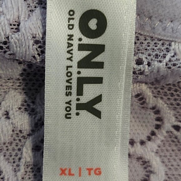 Old Navy Purple Lace Crop Tank Top - Picture 9 of 9